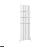 Eastbrook Panel Radiator Eastbrook Peretti Straight Vertical Aluminium Radiator in Matt White
