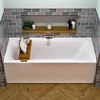 Eastbrook Double Ended Bath Eastbrook Portland Double Ended Bath 1900 x 900mm in Beauforte Reinforced White Acrylic
