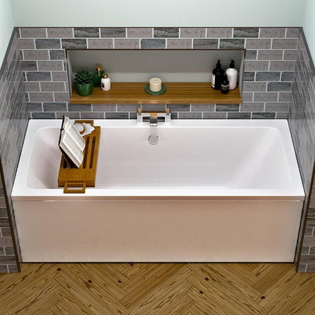 Eastbrook Double Ended Bath Eastbrook Portland Double Ended Bath 1900 x 900mm in Beauforte Reinforced White Acrylic