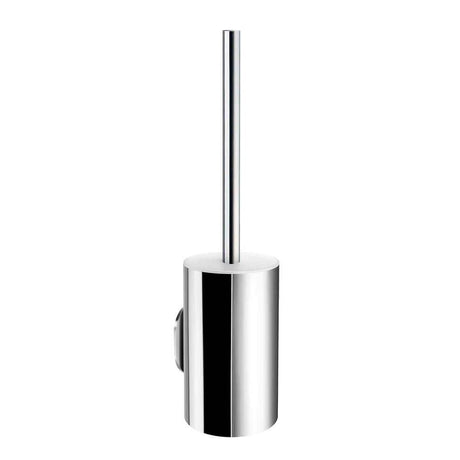 Smedbo Toilet Brush Chrome Smedbo Dot Self-Adhesive Wall Mounted Toilet Brush and Holder