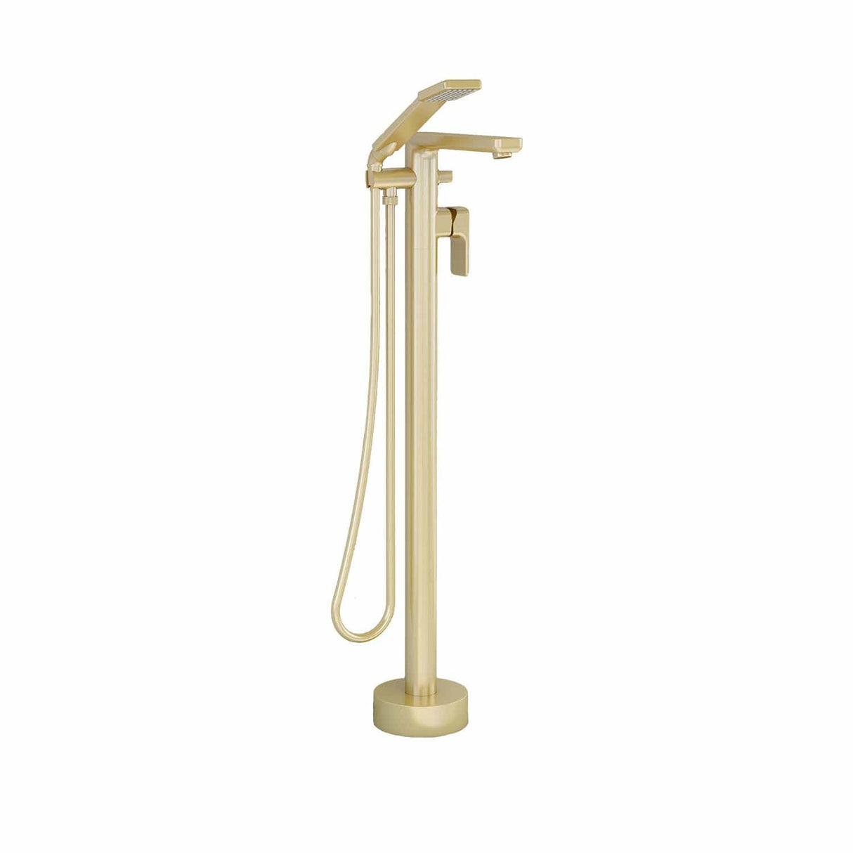 Imex Freestanding Bath Filler Chrome Imex Blade Floor Standing Bath Shower Mixer Tap wth Hose and Handset