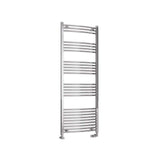 Eastbrook Wendover Curved Vertical Heated Towel Rail in Chrome
