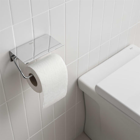 Roca Toilet Roll Holder Chrome Roca Sonata Toilet Roll Holder with Cover