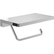 Villeroy & Boch Toilet Roll Holder Chrome Villeroy & Boch Elements Striking Toilet Roll Holder with Shelf
