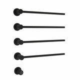 JTP Designer Towel Rail Matt Black JTP Onyx Electric Designer Towel Radiator