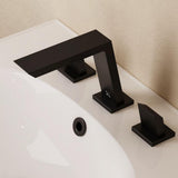 Crosswater 3 Tap Hole Basin Set Matt Black Crosswater Limit 3 Hole Basin Mixer Tap