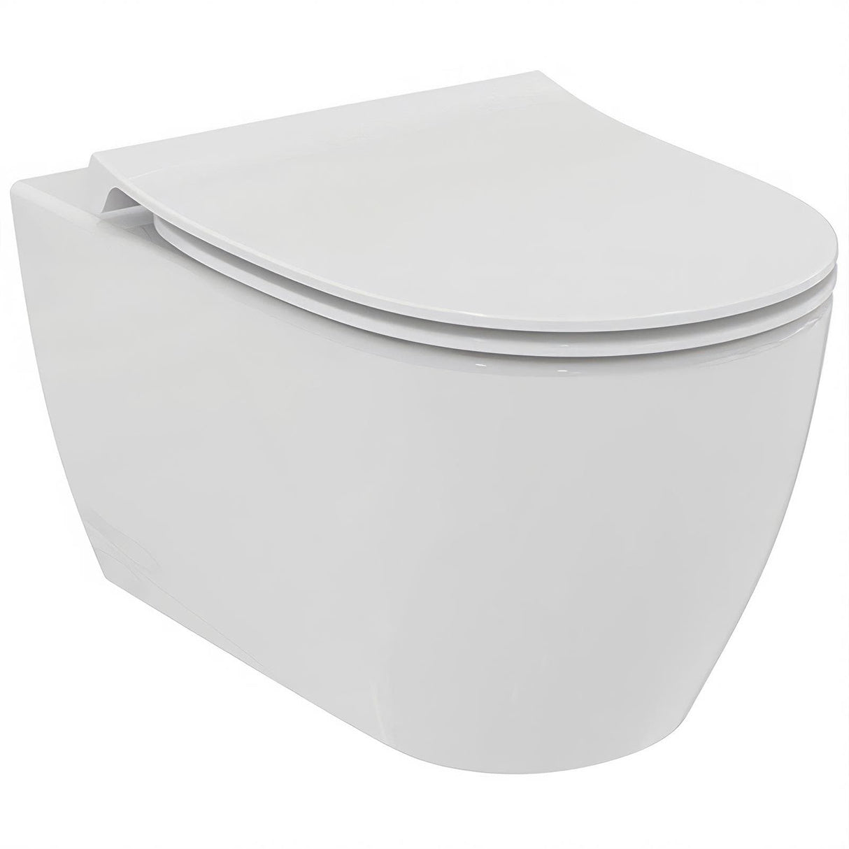 Ideal Standard Wall Hung Toilet Ideal Standard i.life O Wall Hung Rimless Toilet with HydroTwist Flush and Soft Close Seat