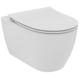 Ideal Standard Wall Hung Toilet Ideal Standard i.life O Wall Hung Rimless Toilet with HydroTwist Flush and Soft Close Seat
