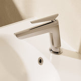 Crosswater Mono Basin Tap Chrome Crosswater Foile Basin Monobloc Mixer Tap