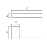 Vado Toilet Roll Holder Vado Phase Toilet Roll Holder in Chrome