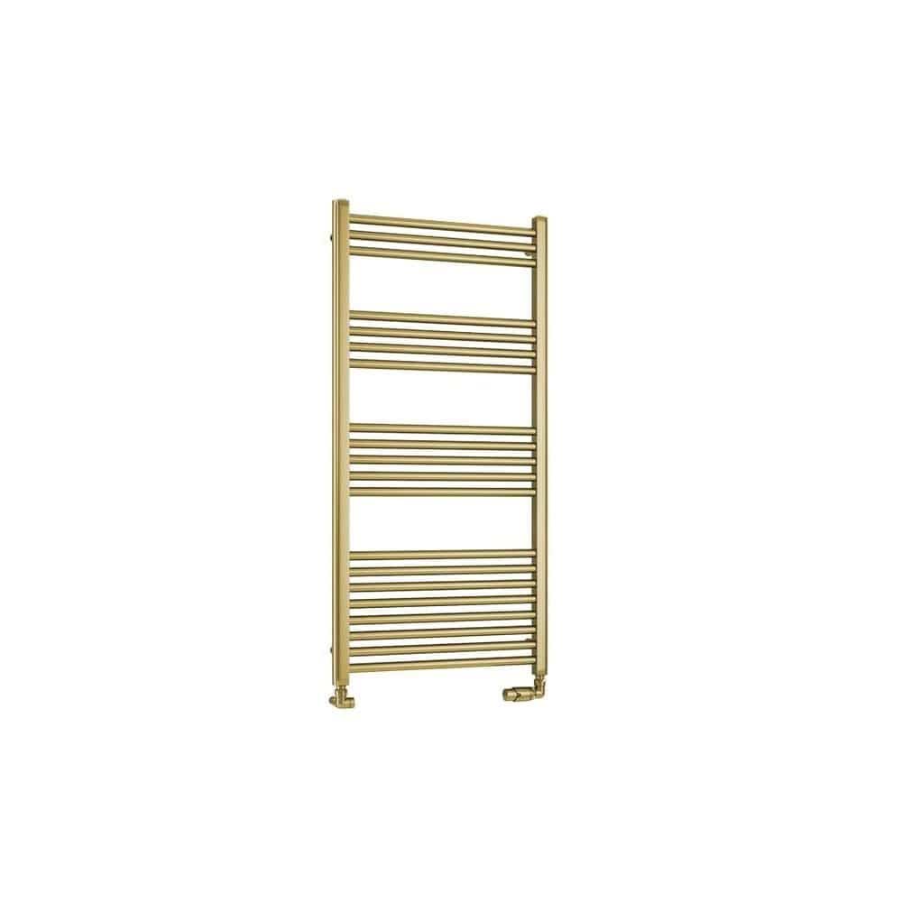 Eastbrook Wendover Straight Heated Towel Rail in Brushed Brass