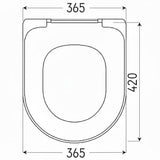 Villeroy & Boch Toilet Seat Villeroy & Boch O.novo Soft Close, Quick Release Toilet Seat in White Alpin