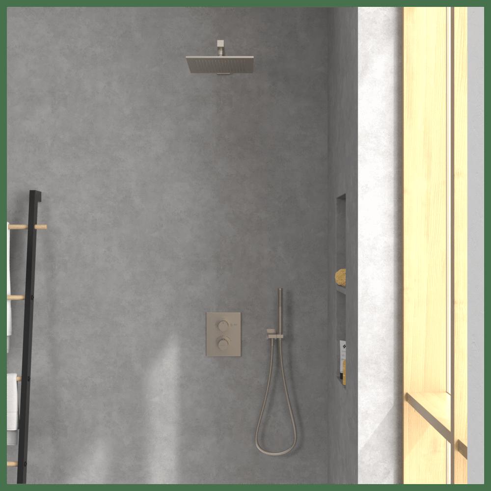 Villeroy & Boch Concealed Shower Set Villeroy & Boch Concealed Complete Shower Set with Shower Head and Handset