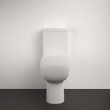 Ideal Standard Close Coupled Toilet Ideal Standard i.life A Open Back Comfort Height Close Coupled Rimless Toilet with Soft Close Seat