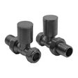 Reina Radiator Valve Gun Metal Reina Portland Straight Radiator Valves