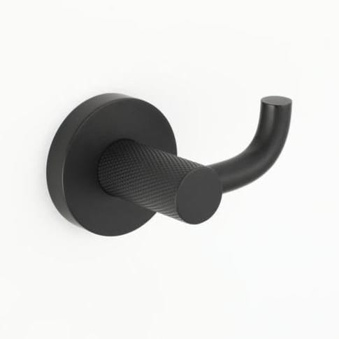 Aquarius Bathrooms Robe Hook Matt Black Aquarius Mode Robe Hook