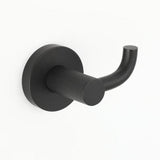 Aquarius Bathrooms Robe Hook Matt Black Aquarius Mode Robe Hook