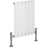 Aquarius Bathrooms Panel Radiator 600 x420mm / White Aquarius Flat Panel Single Horizontal Radiator