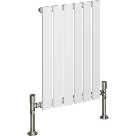Aquarius Bathrooms Panel Radiator 600 x420mm / White Aquarius Flat Panel Single Horizontal Radiator