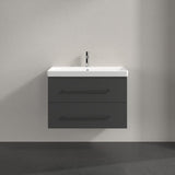 Villeroy & Boch Wall Mounted Vanity Unit Villeroy & Boch Avento Wall Hung Vanity Unit 780mm Two Drawers with Basin