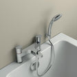 Ideal Standard Bath Shower Mixer Ideal Standard Ceraflex Two Hole Dual Control Bath Shower Mixer Tap in Chrome