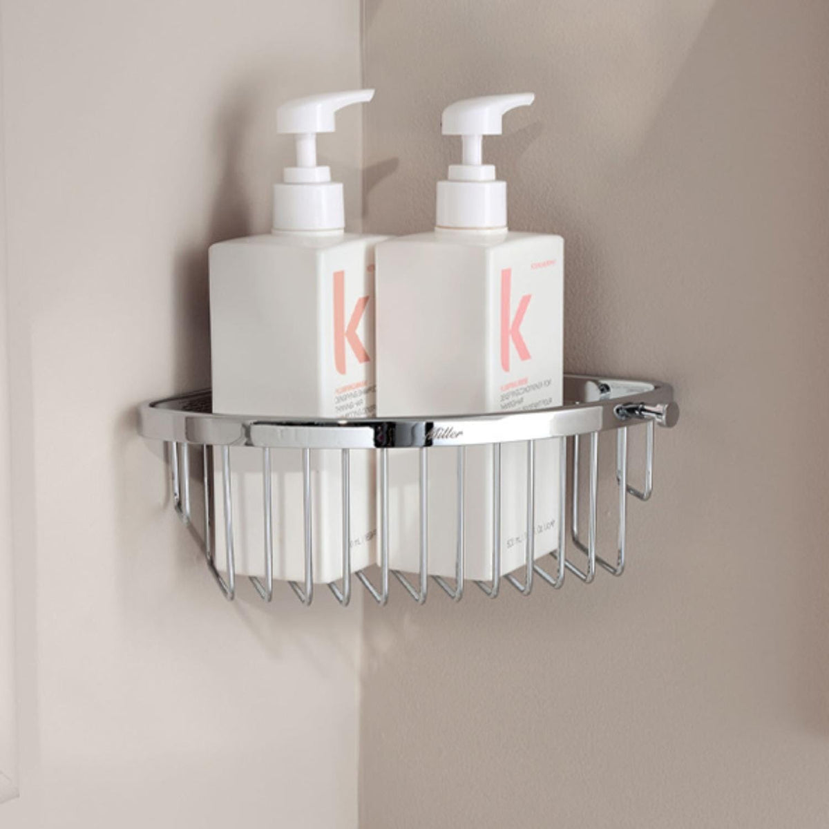 Miller Basket Miller Signature Corner Wire Shower Basket