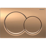 Geberit Flush Plate Geberit Alpha Flush Plate with Round Buttons