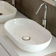 RAK Countertop Basin RAK Moon Oval 500mm Countertop Basin in White