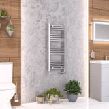 Eastbrook Wendover Straight Heated Towel Rail in Chrome