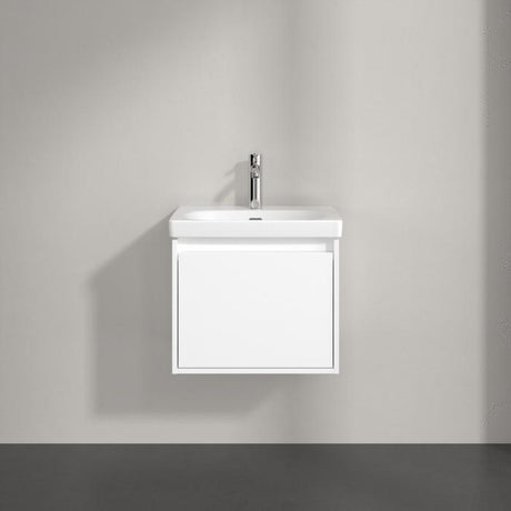 Villeroy & Boch Wall Mounted Vanity Unit Villeroy & Boch Skyla Wall Mounted 500mm One Drawer Vanity Unit with Basin