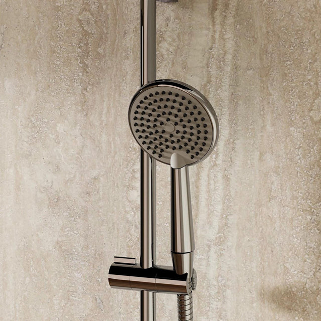 Crosswater Shower Handset Crosswater Ethos Three Mode 120mm Handset with Easy Clean Head in Chrome