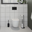 Smedbo Toilet Roll Holder Black Smedbo Beslagsboden Curve Freestanding Toilet Roll Holder and Spare Roll Holder