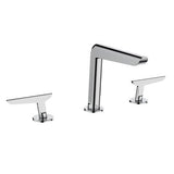 Crosswater 3 Tap Hole Basin Set Chrome Crosswater Foile 3 Hole Basin Mixer Tap