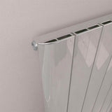 Eastbrook Panel Radiator Eastbrook Peretti Straight Horizontal Aluminum Radiator in Polished Aluminum