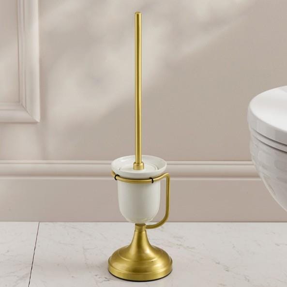 Miller Toilet Brush Miller Signature Freestanding Traditional Toilet Brush and Holder