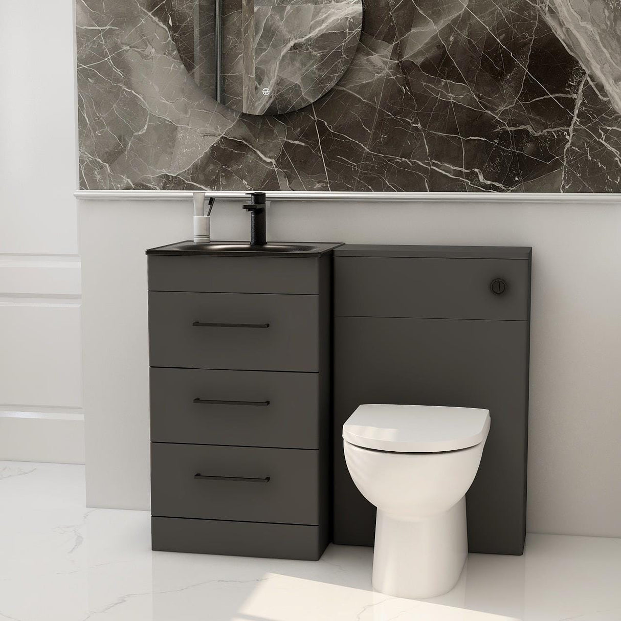 Aquarius WC Back To Wall Unit Imex Croma WC Unit - 550mm Wide
