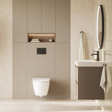 Roca Ona 800mm Wall Mounted Two Drawer Vanity Unit with Basin
