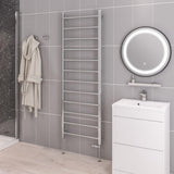 Eastbrook Ladder Rail 1750 x 600 / Central Heating Eastbrook Tuscan Round Heated Towel Rail in Chrome
