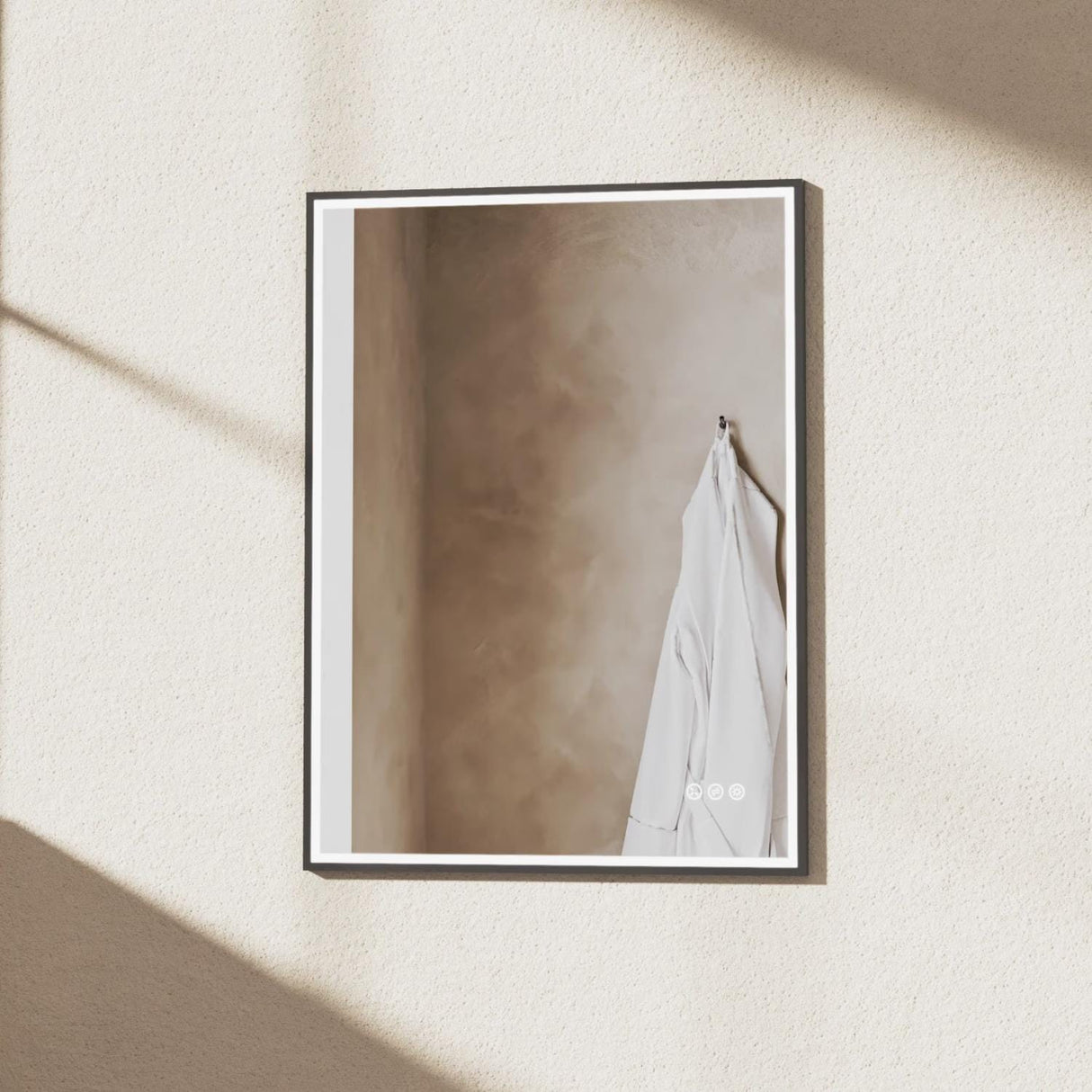 Crosswater Illuminated Mirror 600 x 800mm / Slate Crosswater MPRO LED Illuminated Rectangular Mirror
