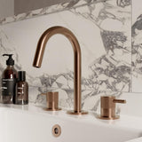 Saneux Cos 3 Hole Deck Mounted Basin Mixer Tap