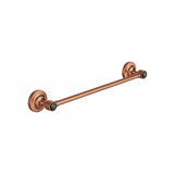 Vado Towel Rails and Rings Brushed Bronze/Black Booth & Co. Axbridge 450mm Towel Rail