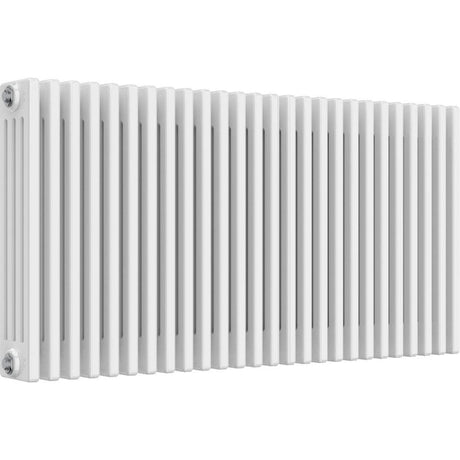 Aquarius Bathrooms Column Radiator 600mm x 1190mm Aquarius Foundry Horizontal 4 Column Radiator in White