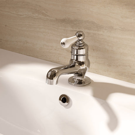 Crosswater Cloakroom Tap Crosswater Belgravia Single Lever Basin Mini Monobloc Mixer Tap in Chrome