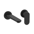 Crosswater Wall Mounted Basin Tap Matt Black Crosswater Drift 2 Hole Wall Mounted  Basin Mixer Tap
