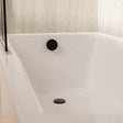 Crosswater Overflow Filler Matt Black Crosswater MPRO Bath Filler with Click Clack Waste