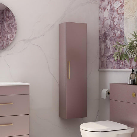 Imex Storage Unit Plum Imex Croma Single Door Wall Mounted Storage Unit