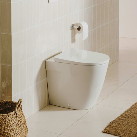 Roca Back To Wall Toilet Roca Ona Back to Wall Toilet with Soft Close Seat