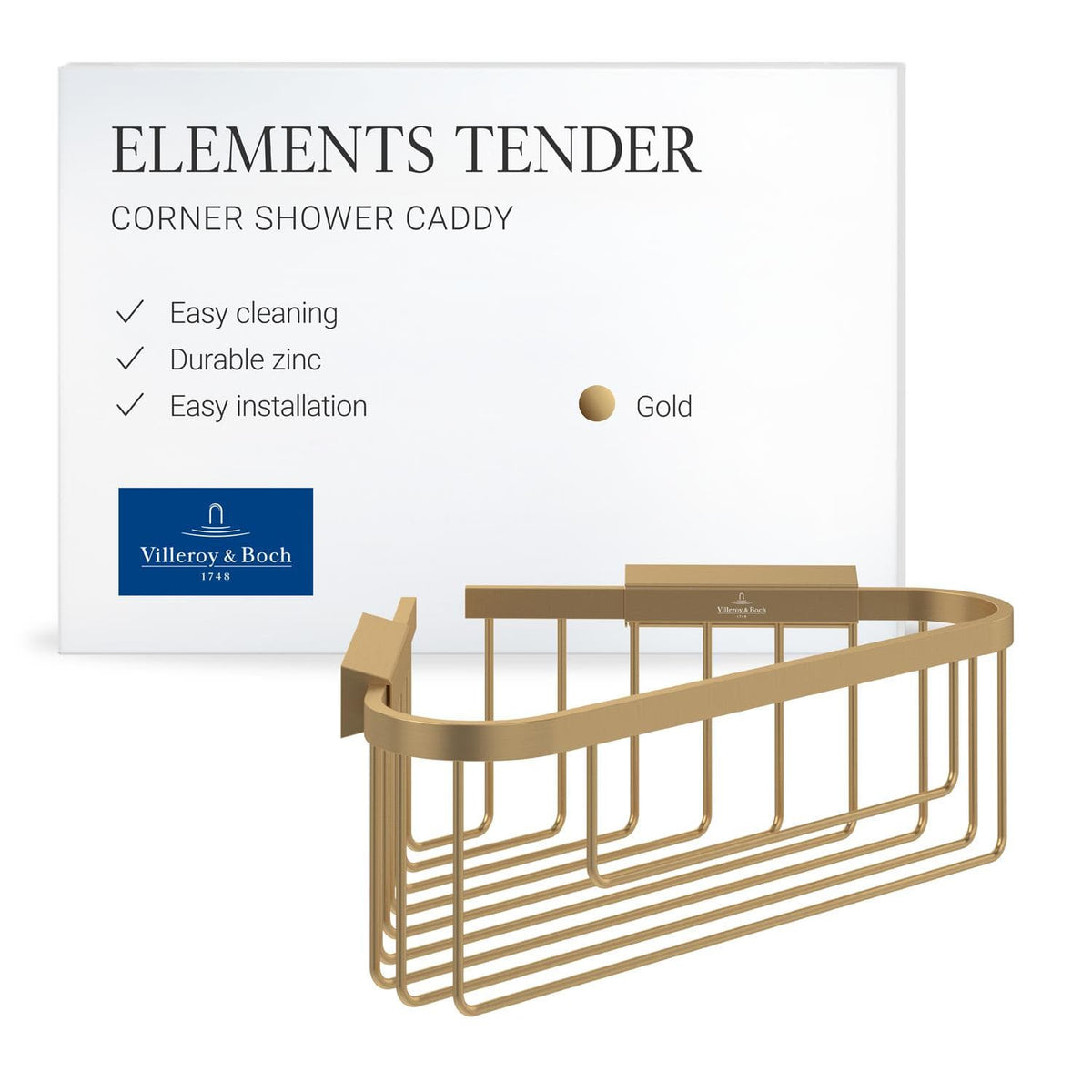 Villeroy & Boch Basket Villeroy & Boch Elements - Tender Corner Wire Shower Basket