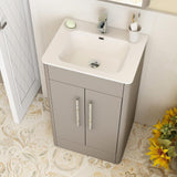 Imex Floor Standing Imex Suburb Floor Standing 500mm Double Door Vanity Unit with Basin