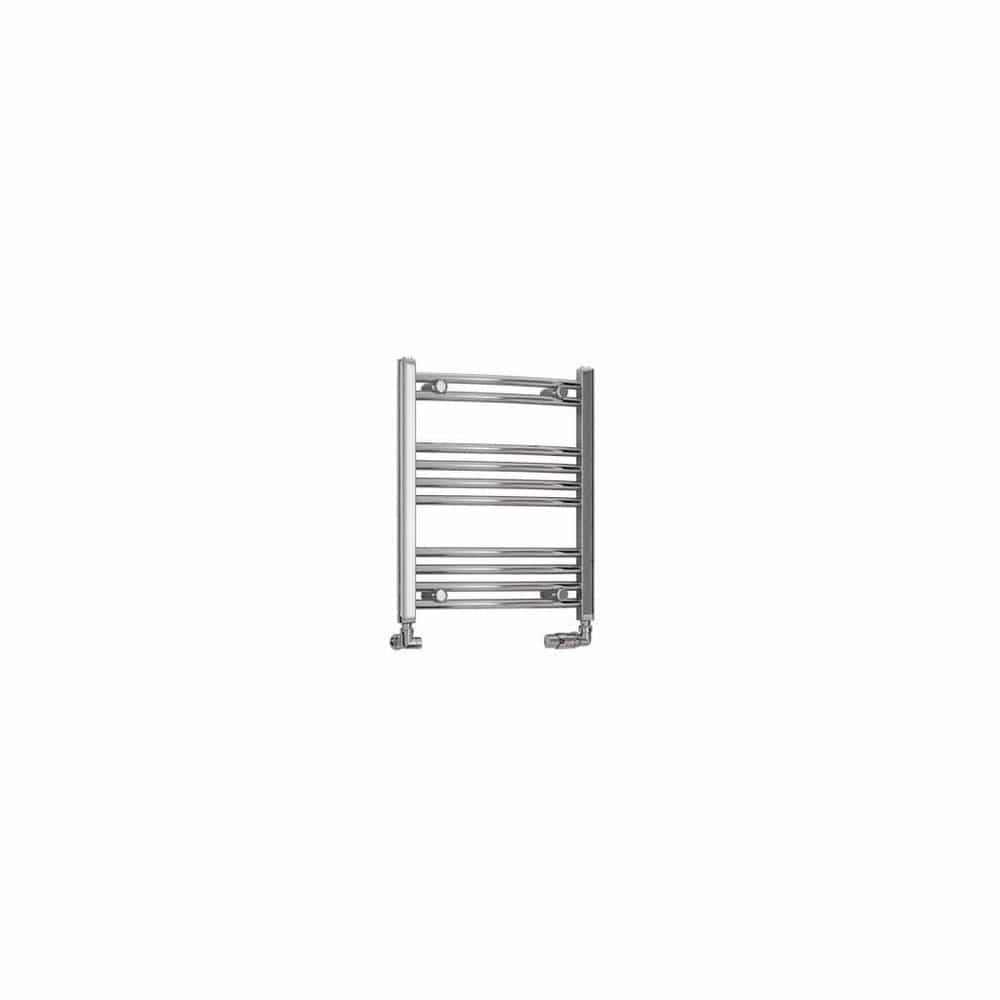 Eastbrook Wendover Curved Vertical Heated Towel Rail in Chrome